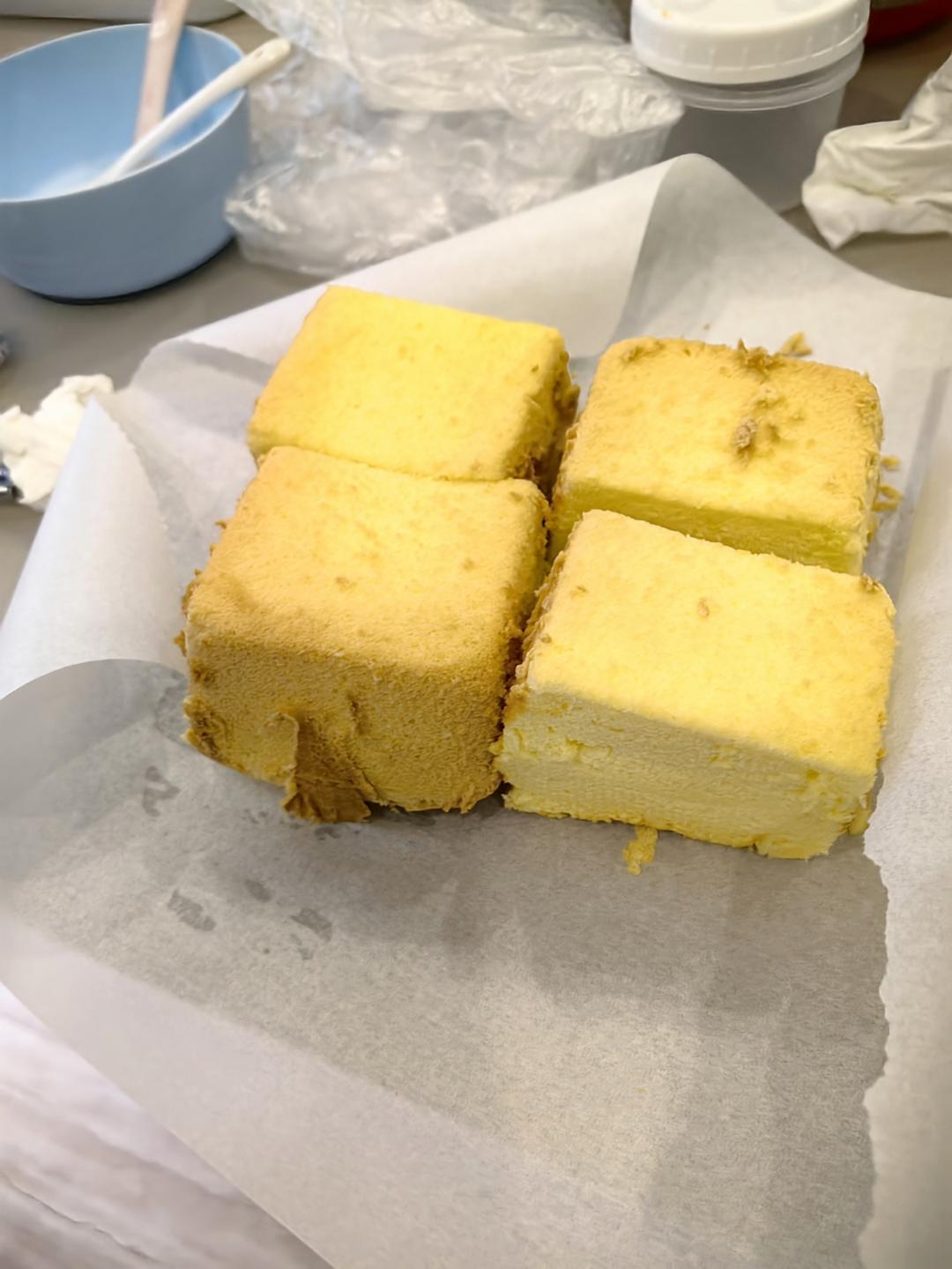 超柔软6寸戚风蛋糕(附8寸配方)零失败 超详细‼️含操作视频