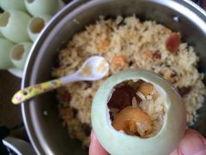 咸鸭蛋糯米饭的做法 步骤7