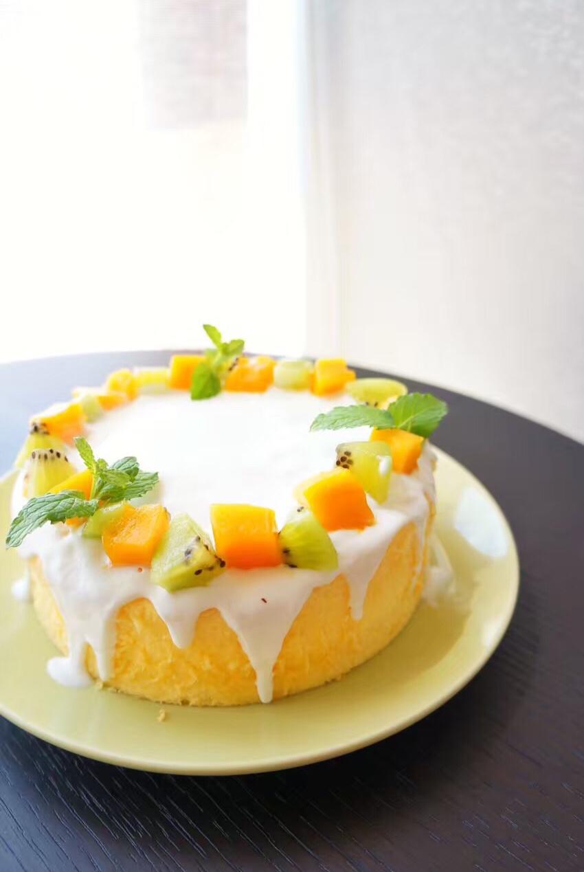 身为一只爱啃骨头的狗做的无油酸奶cake