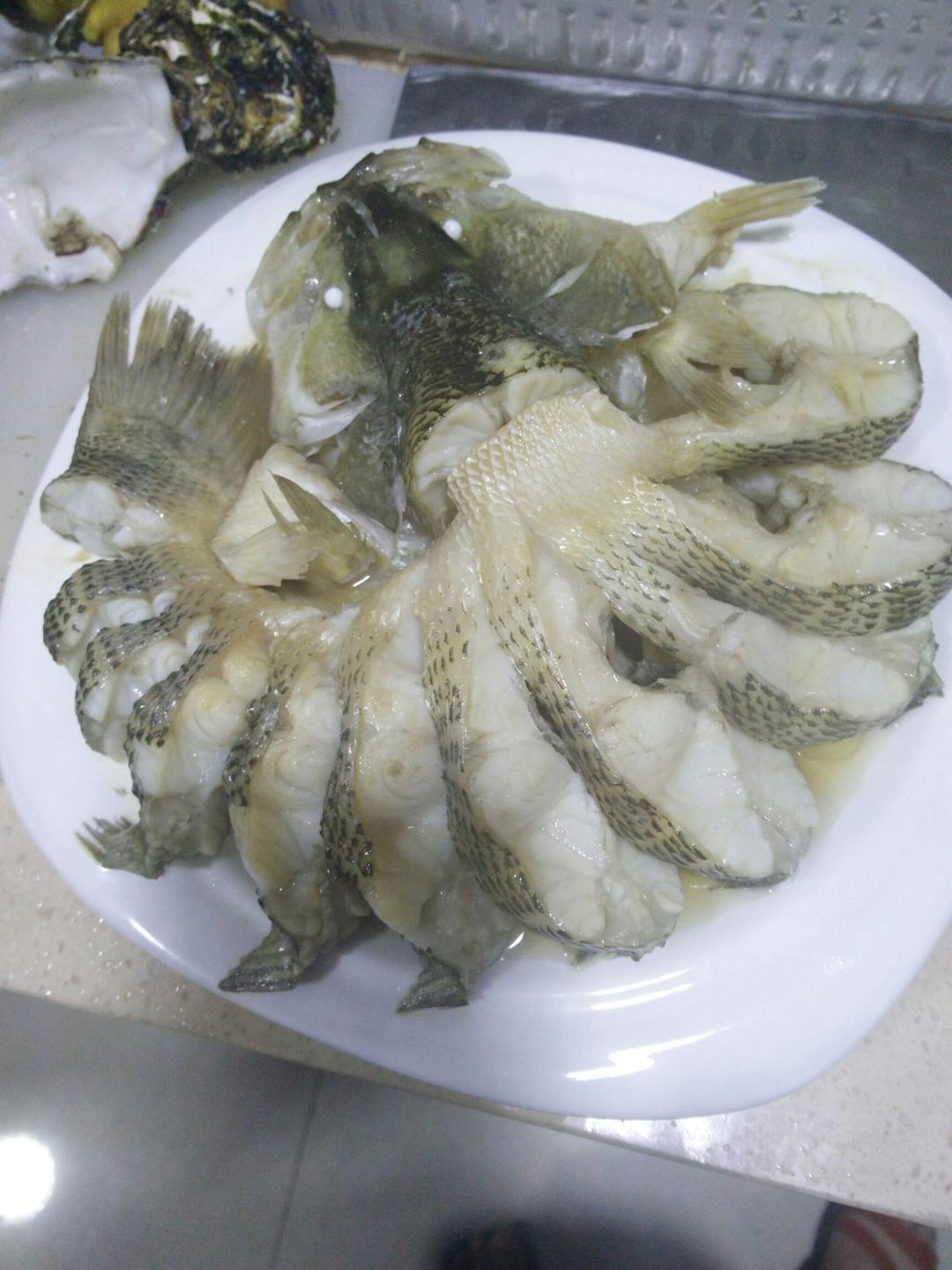 手机用户7563_2rph做的超入味清蒸鱼～清蒸鲈鱼桂花鱼(家常独创)