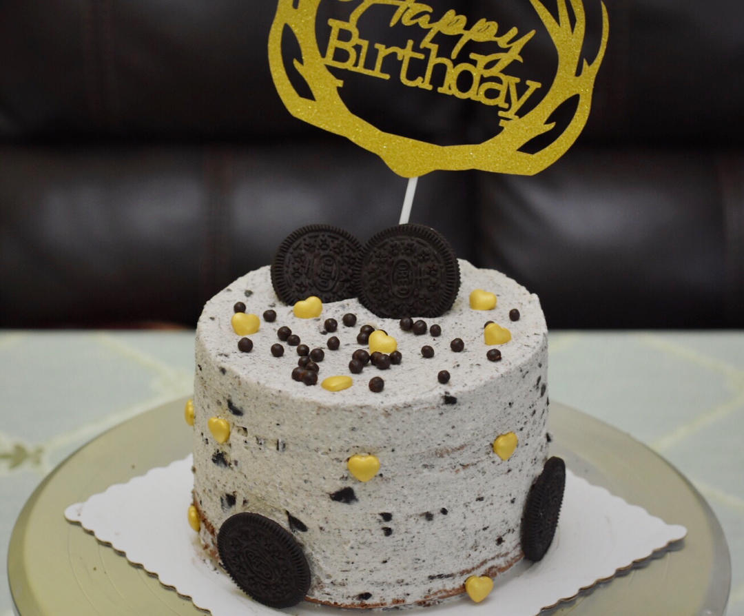 6寸奥利奥咸奶油蛋糕