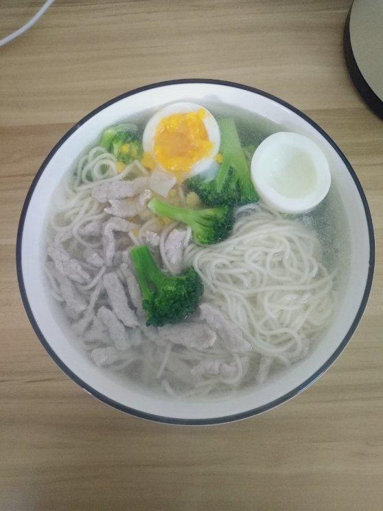 青菜瘦肉面