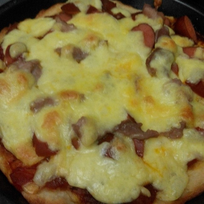 夏威夷pizza（附饼底冷冻法）