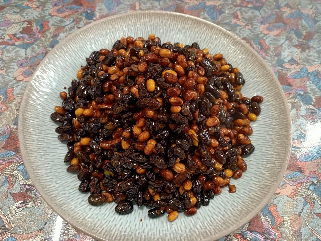 酱黄豆花生米黑豆