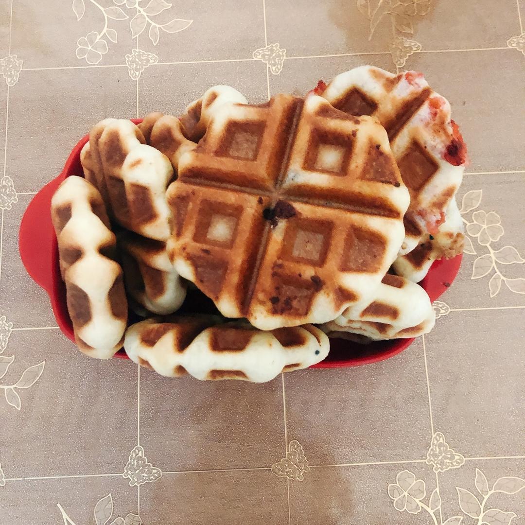 五分钟早餐华夫饼