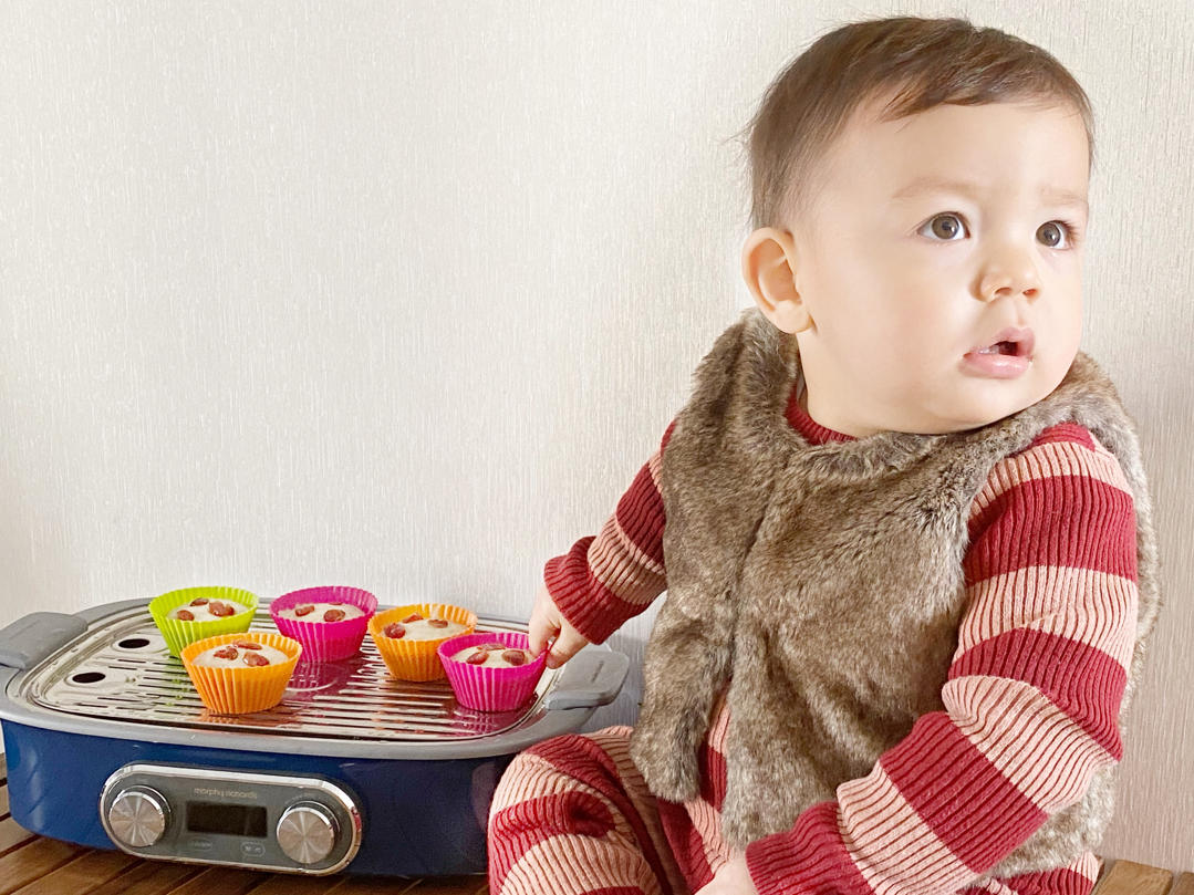10M➕宝宝辅食无油无糖香蕉蒸蛋糕｜摩飞极速蒸炖锅