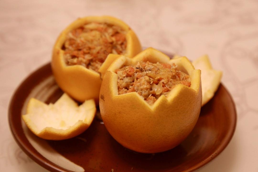 【蟹酿橙】风靡宋朝的蟹粉菜，精致鲜美，古人真会吃！