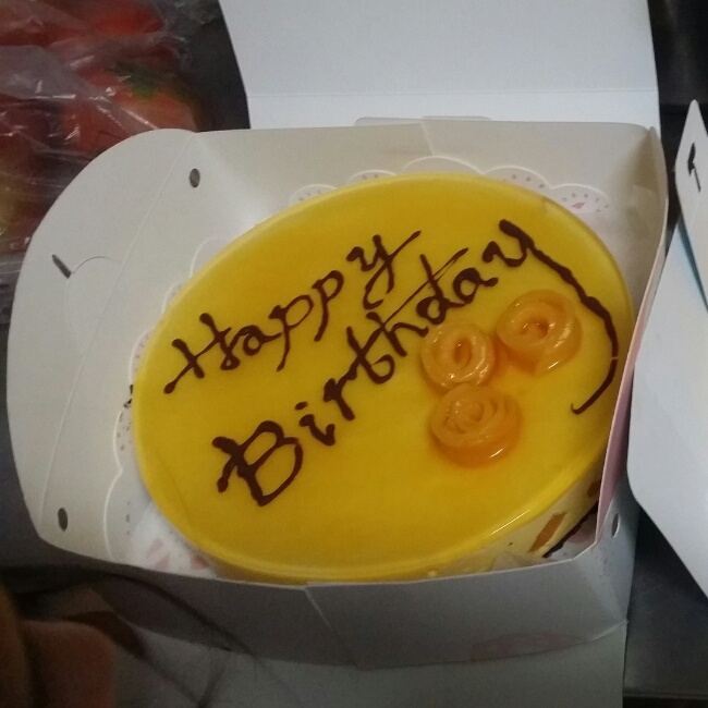 芒果冻芝士蛋糕