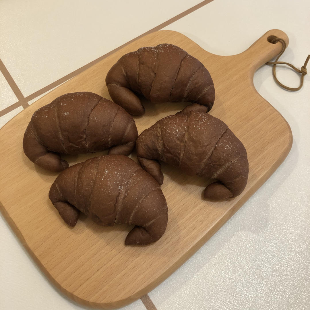 巧克力牛角包