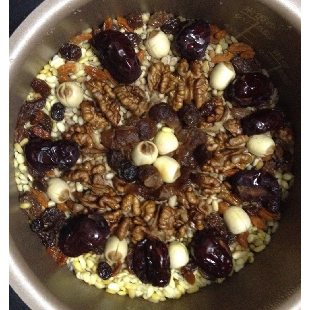 【猪油夹沙八宝饭】古法蒸糯米