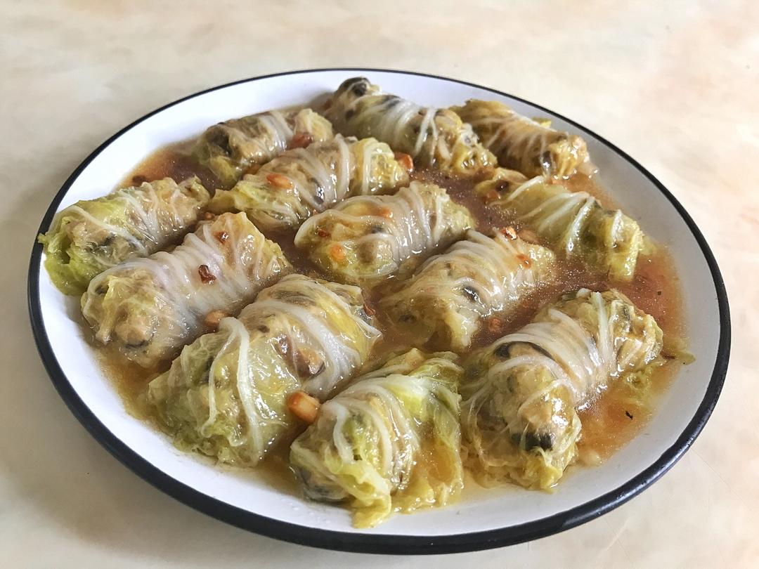 肉酿白菜卷