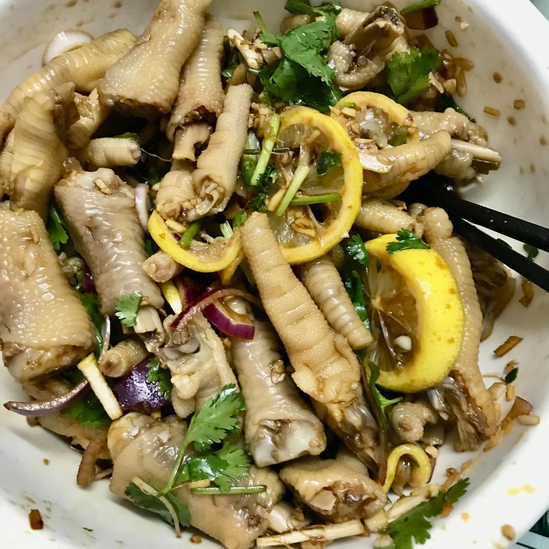 网红柠檬鸡爪