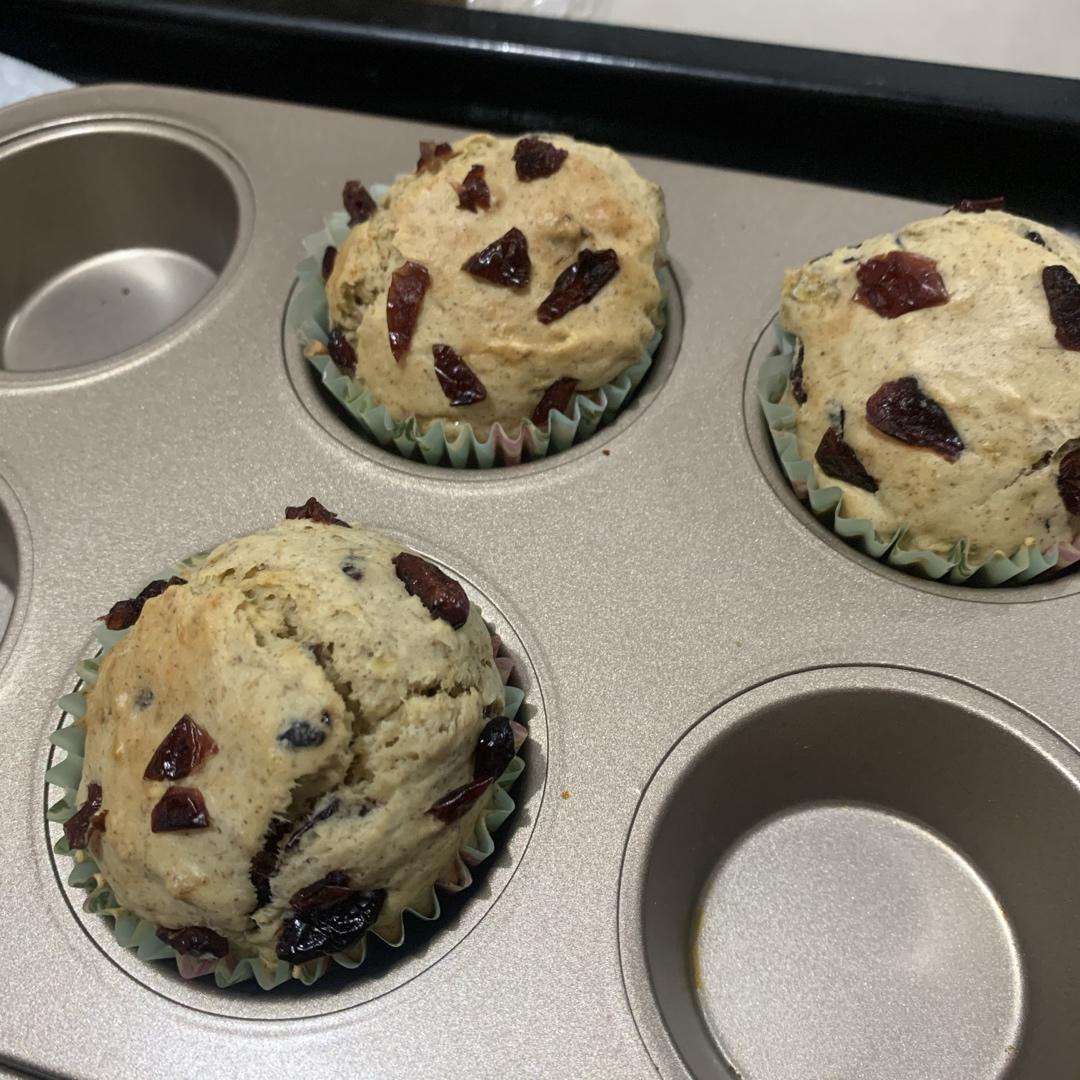 少女心的香蕉蔓越莓玛芬