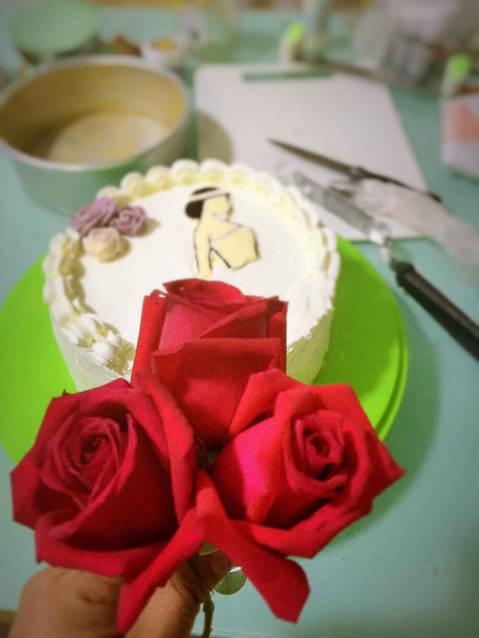 玫瑰美人生日蛋糕的做法 步骤12