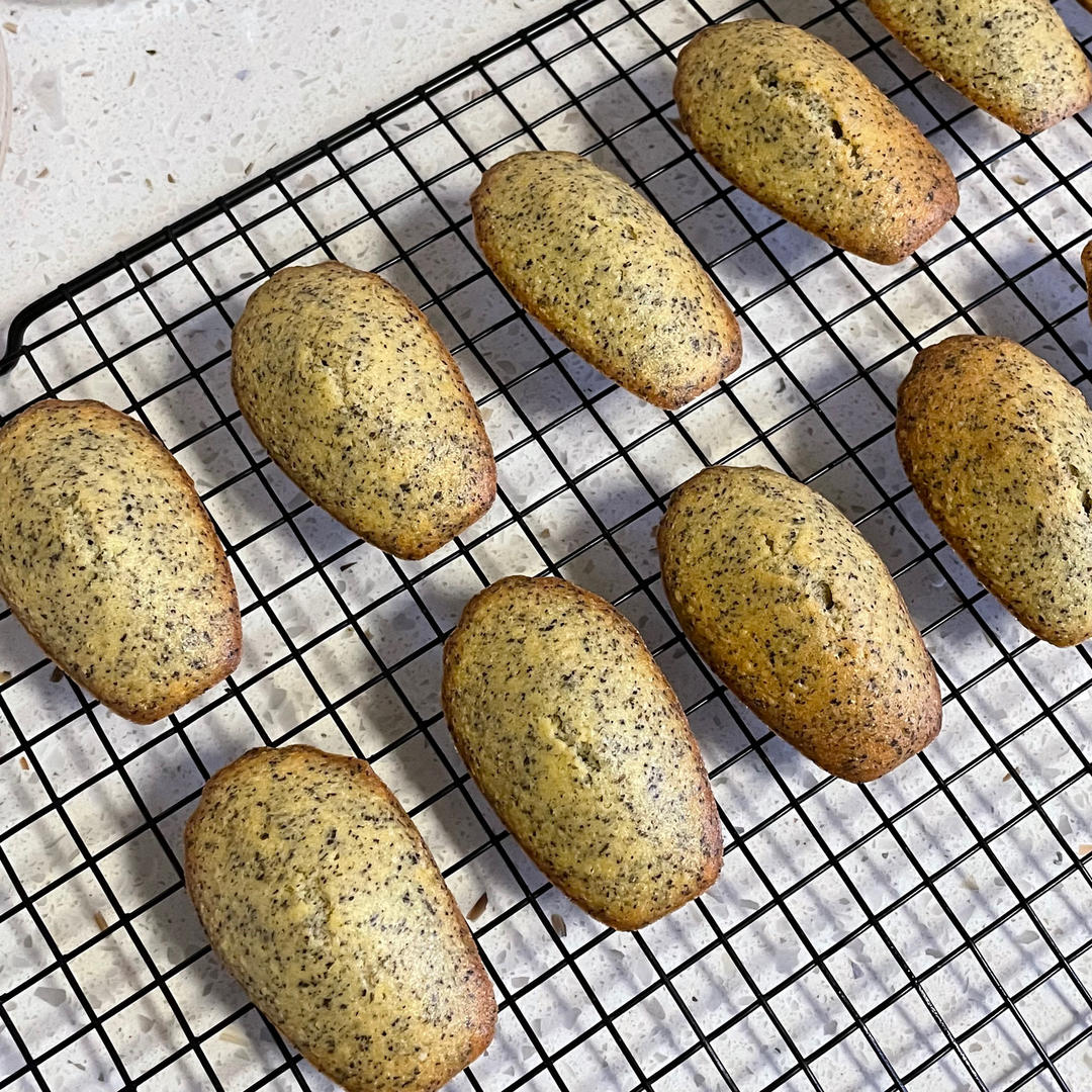 🍊橙香伯爵红茶玛德琳|无需打发的常温甜点