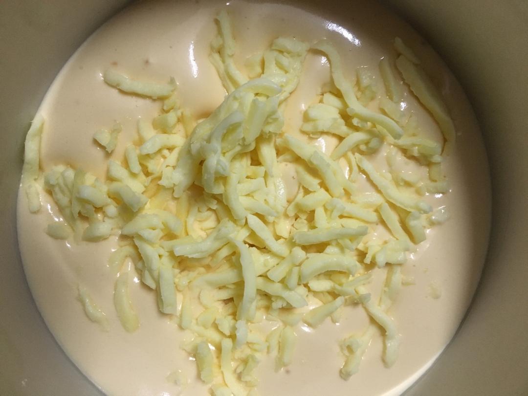 咸蛋黄芝士流心古早蛋糕(超好吃！)