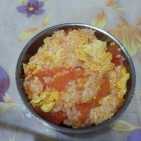 番茄炒二米饭