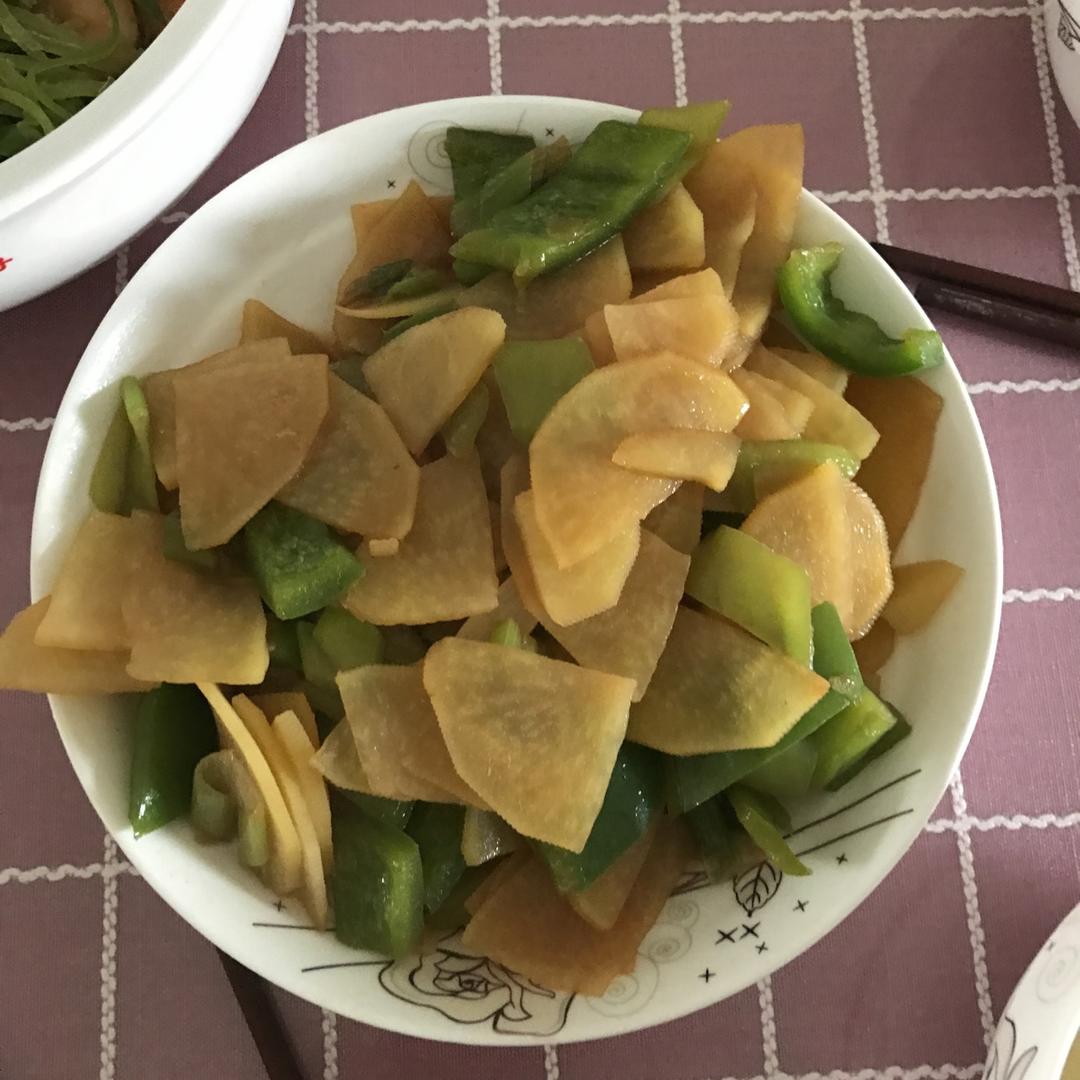 家常炒土豆片