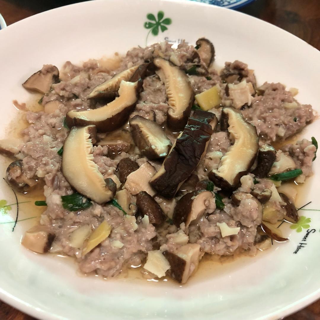 香菇蒸肉饼
