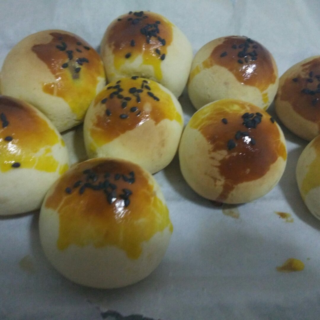 【炼乳蛋黄果子】无油 简单