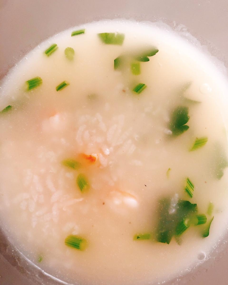 鲜虾砂锅粥