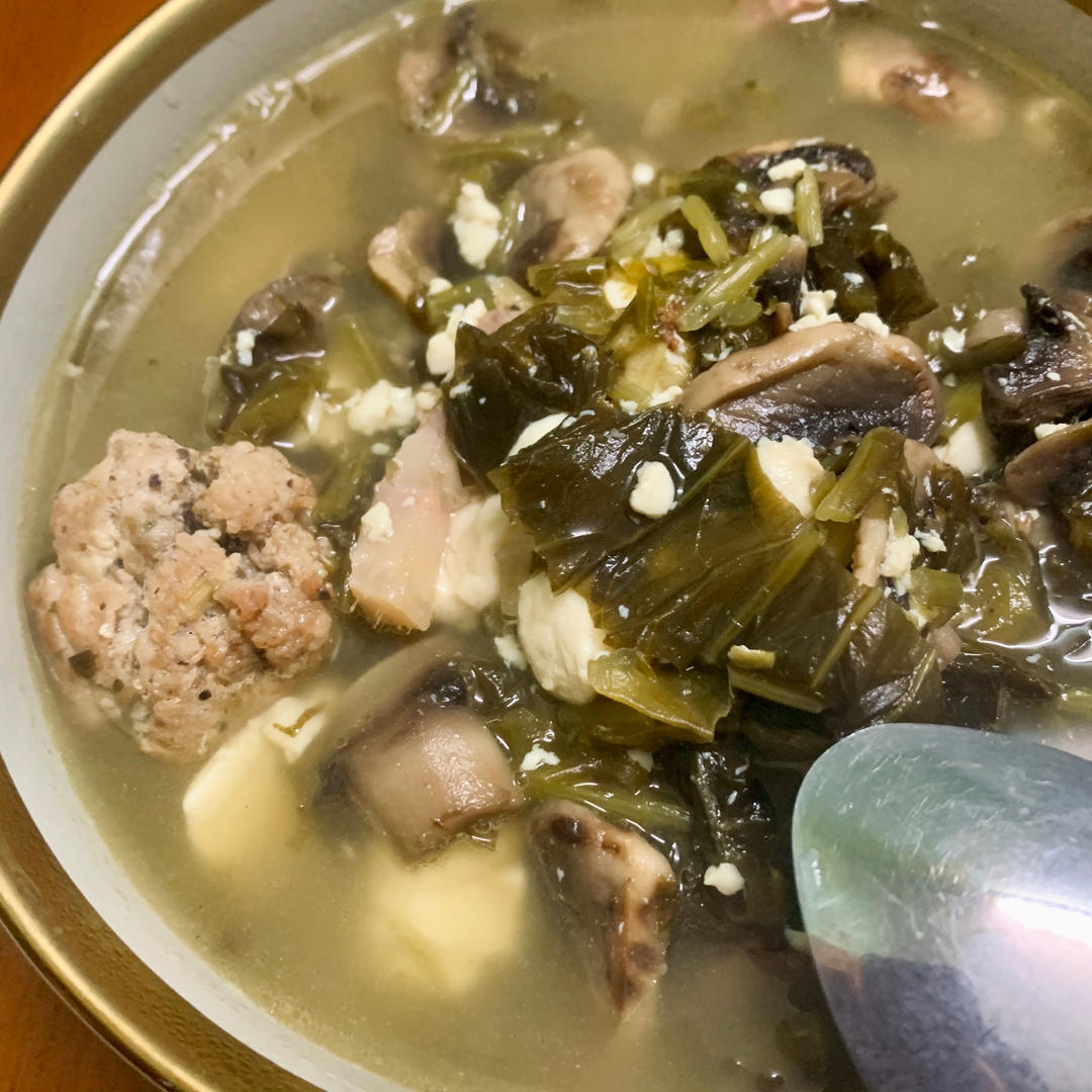 砂锅·雪菜豆腐