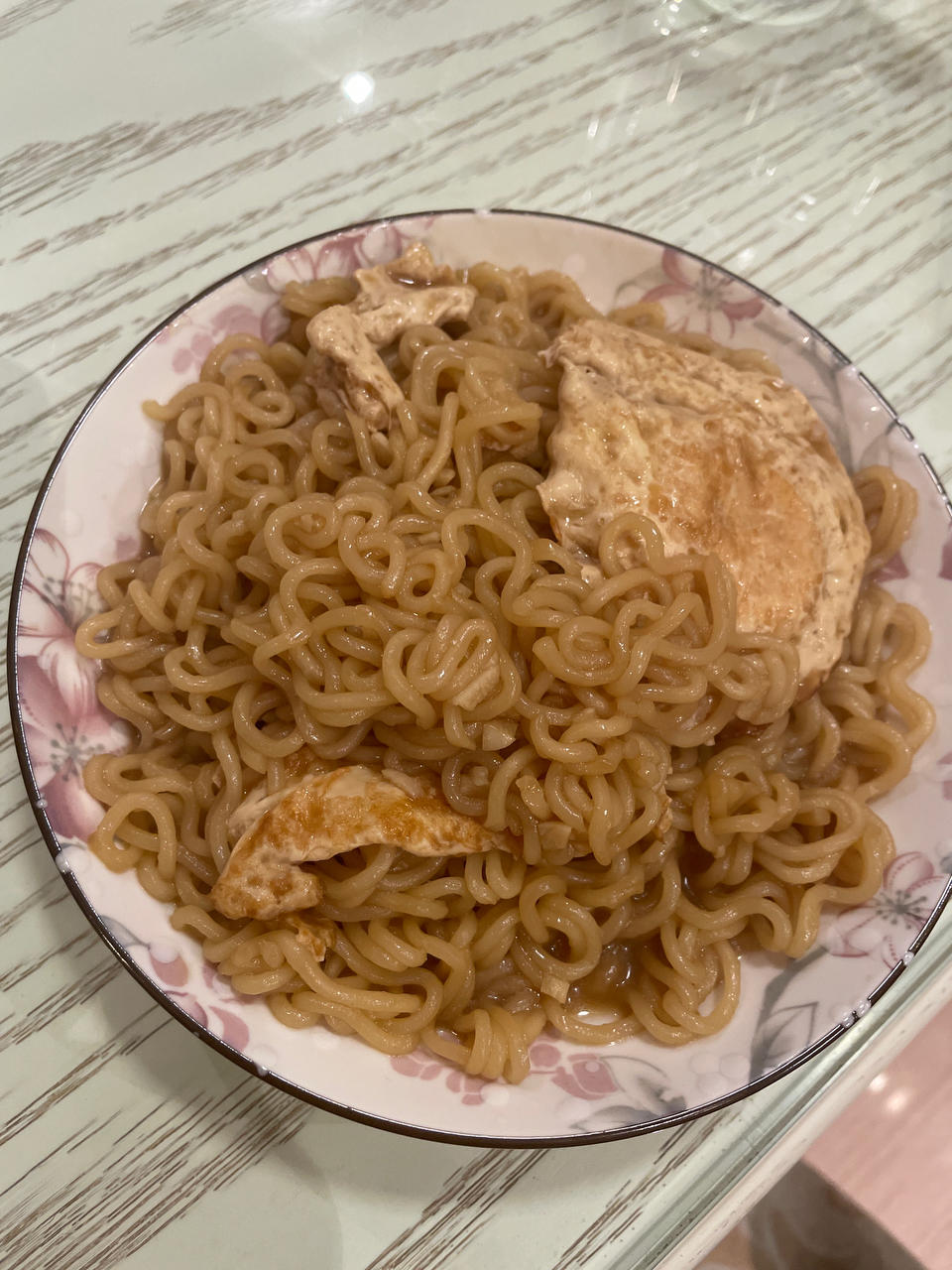 鸡蛋焖面