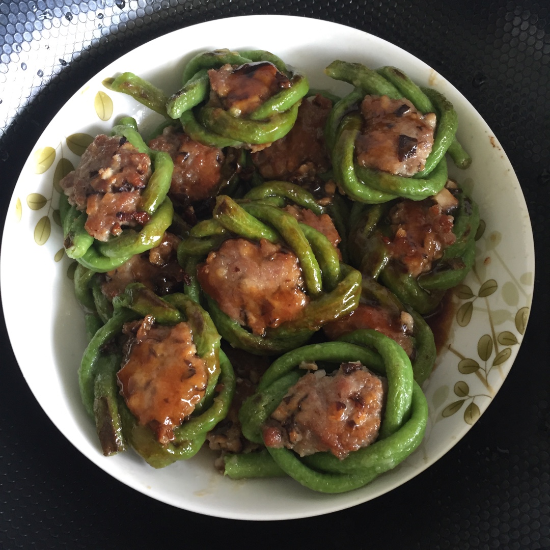 豇豆酿肉