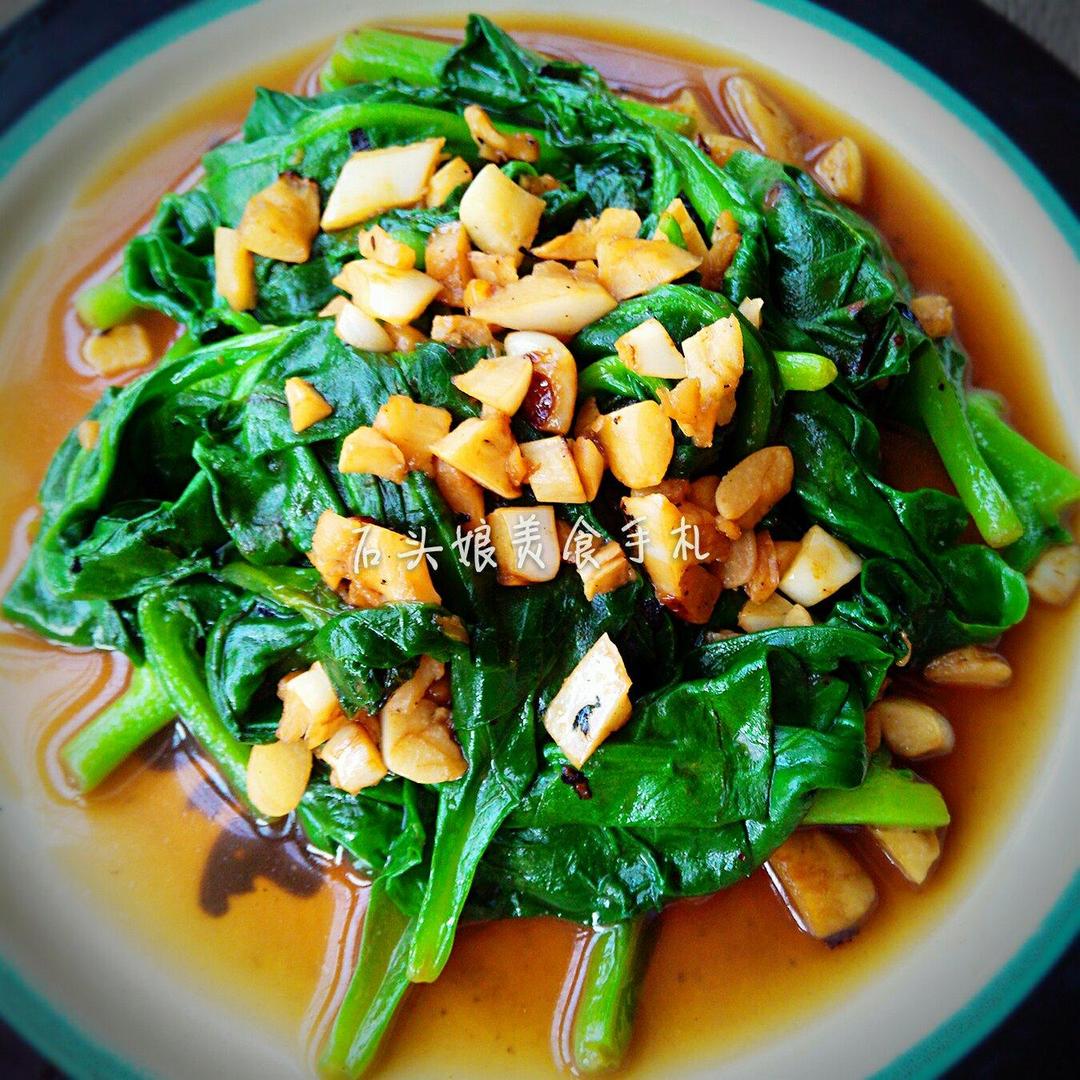 蒜蓉木耳菜的做法