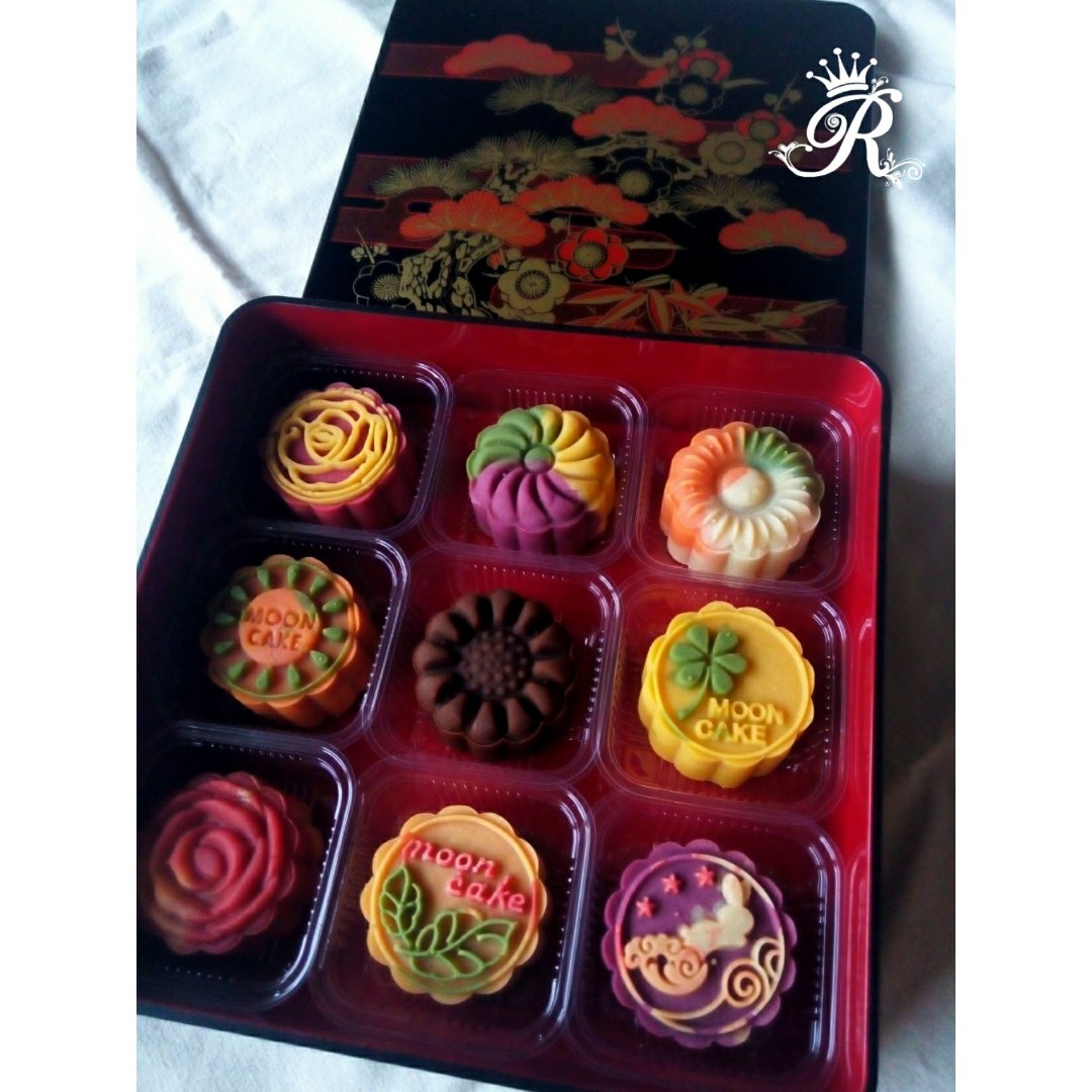 日式桃山皮月饼