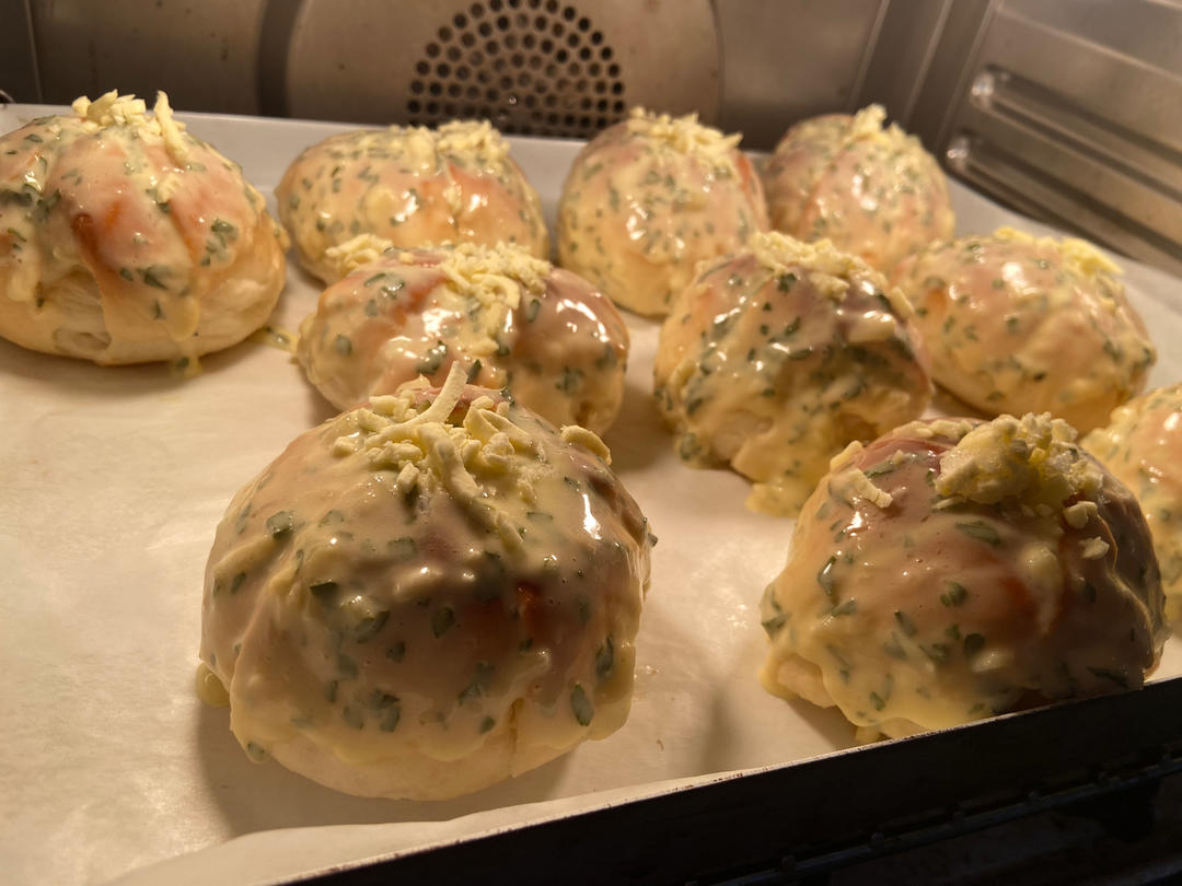 网红蒜你狠面包