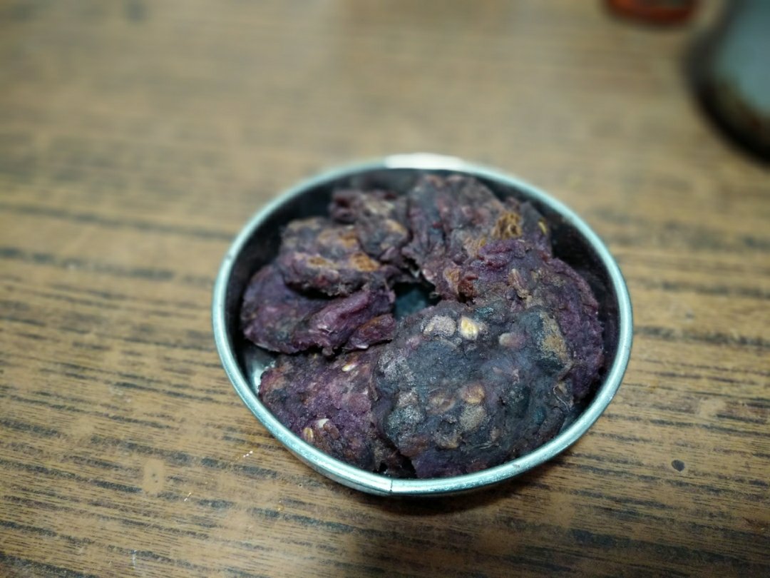 紫薯燕麦饼