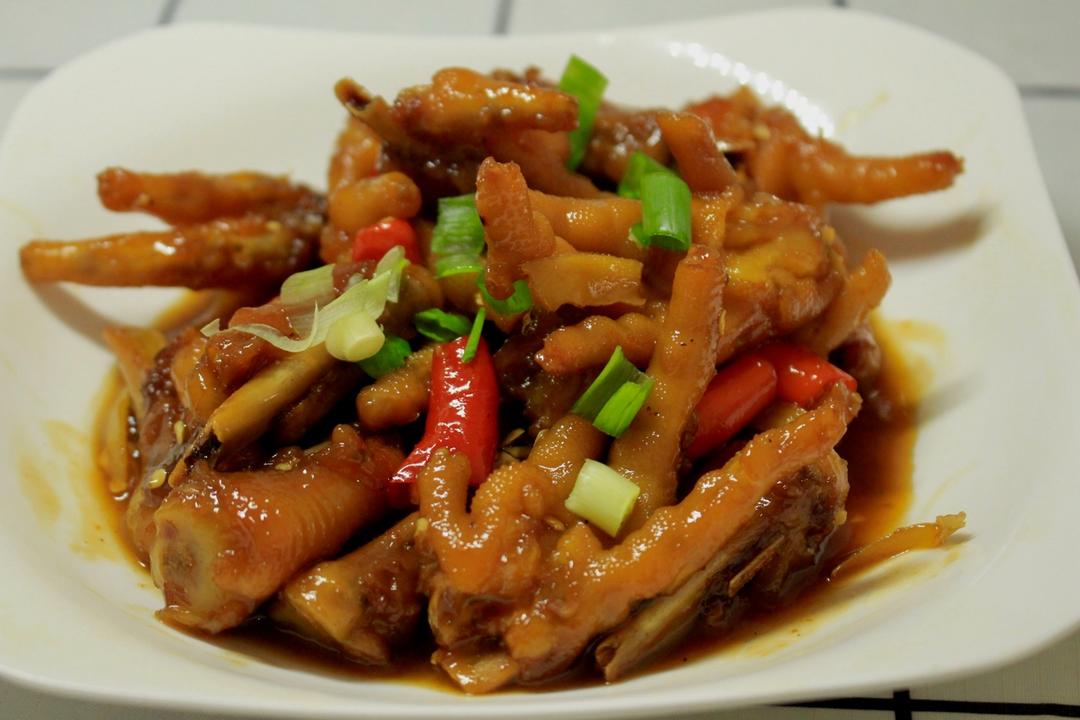 香辣烧鸡爪
