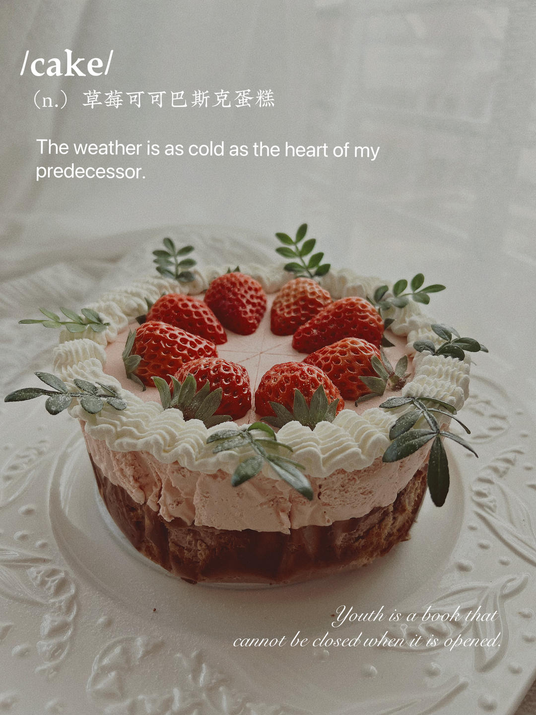 树莓开心果巴斯克🍰/芝士蛋糕