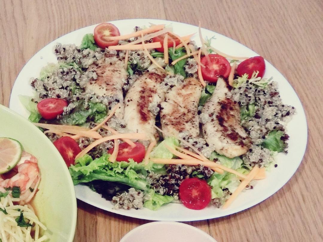 秘鲁藜麦鸡肉沙拉步骤