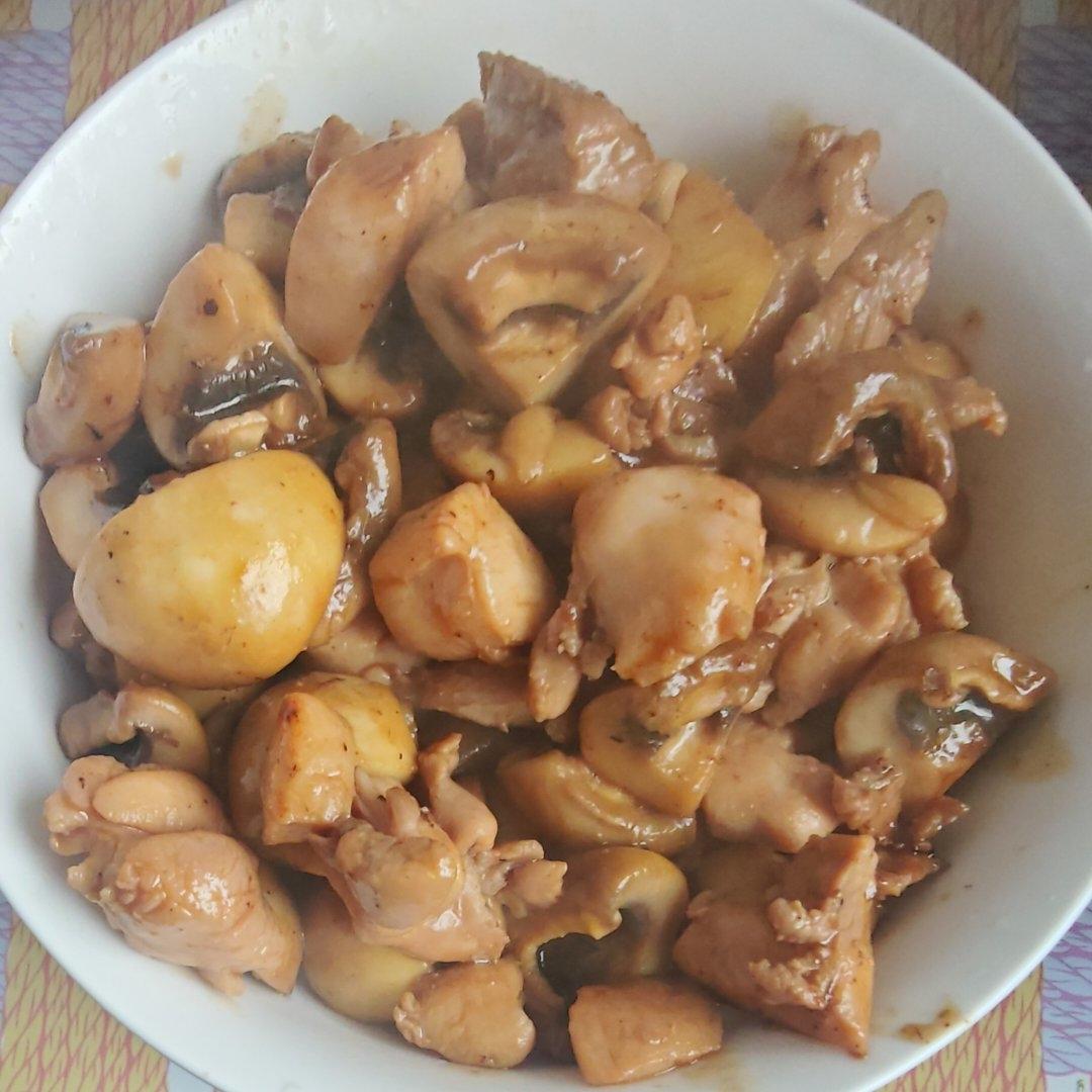绝了～口蘑鸡腿真的好吃，简单快手