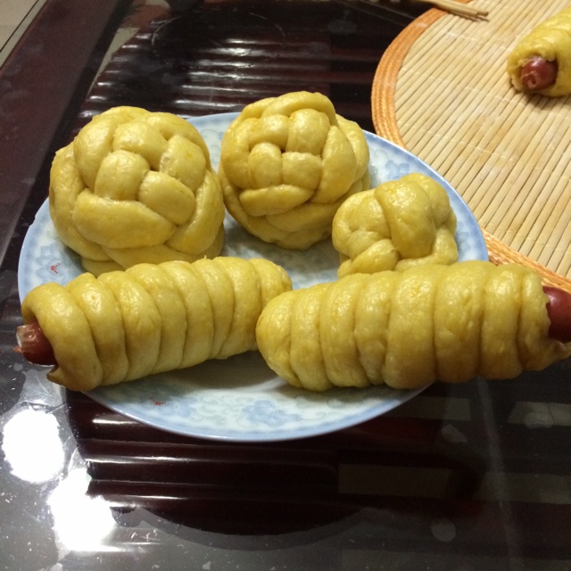 南瓜香肠卷