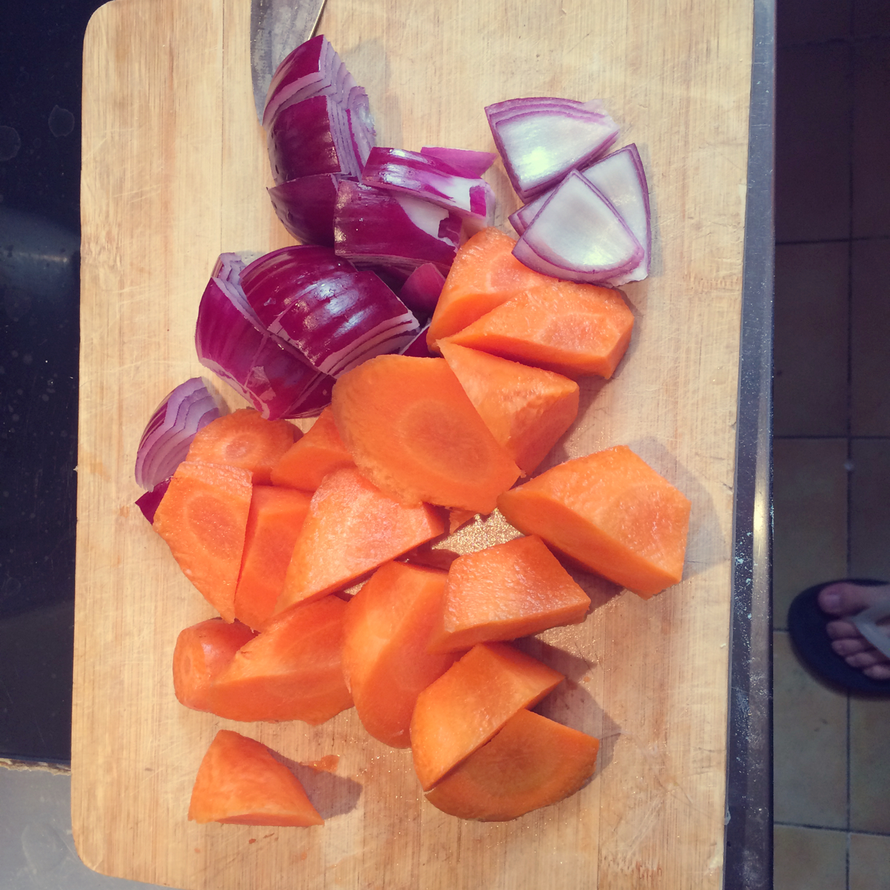 胡萝卜土豆烧牛腩