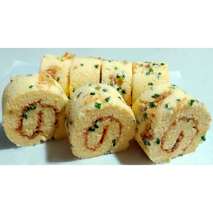 香葱肉松蛋糕卷