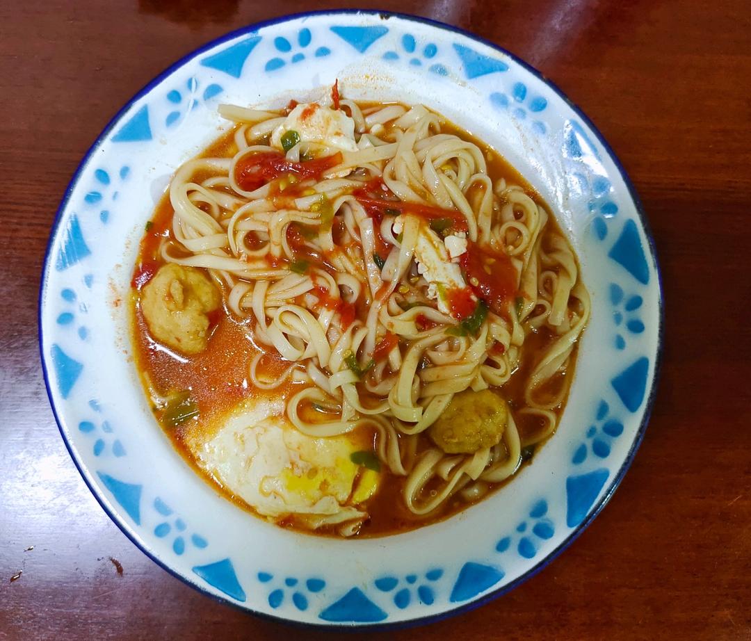 西红柿鸡蛋焖面