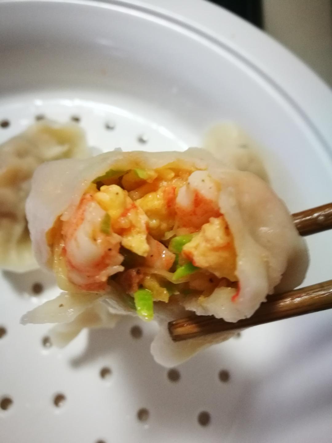 西葫芦鲜虾馅水饺