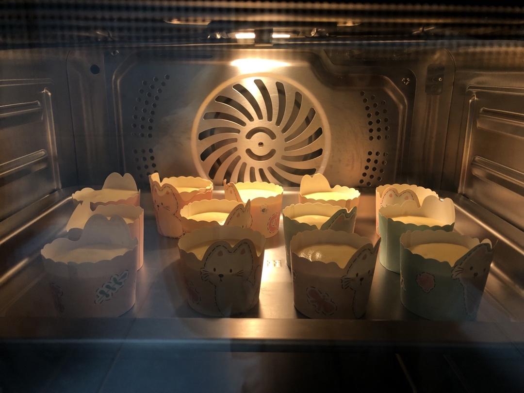 纸杯蛋糕 8寸戚风蛋糕的量