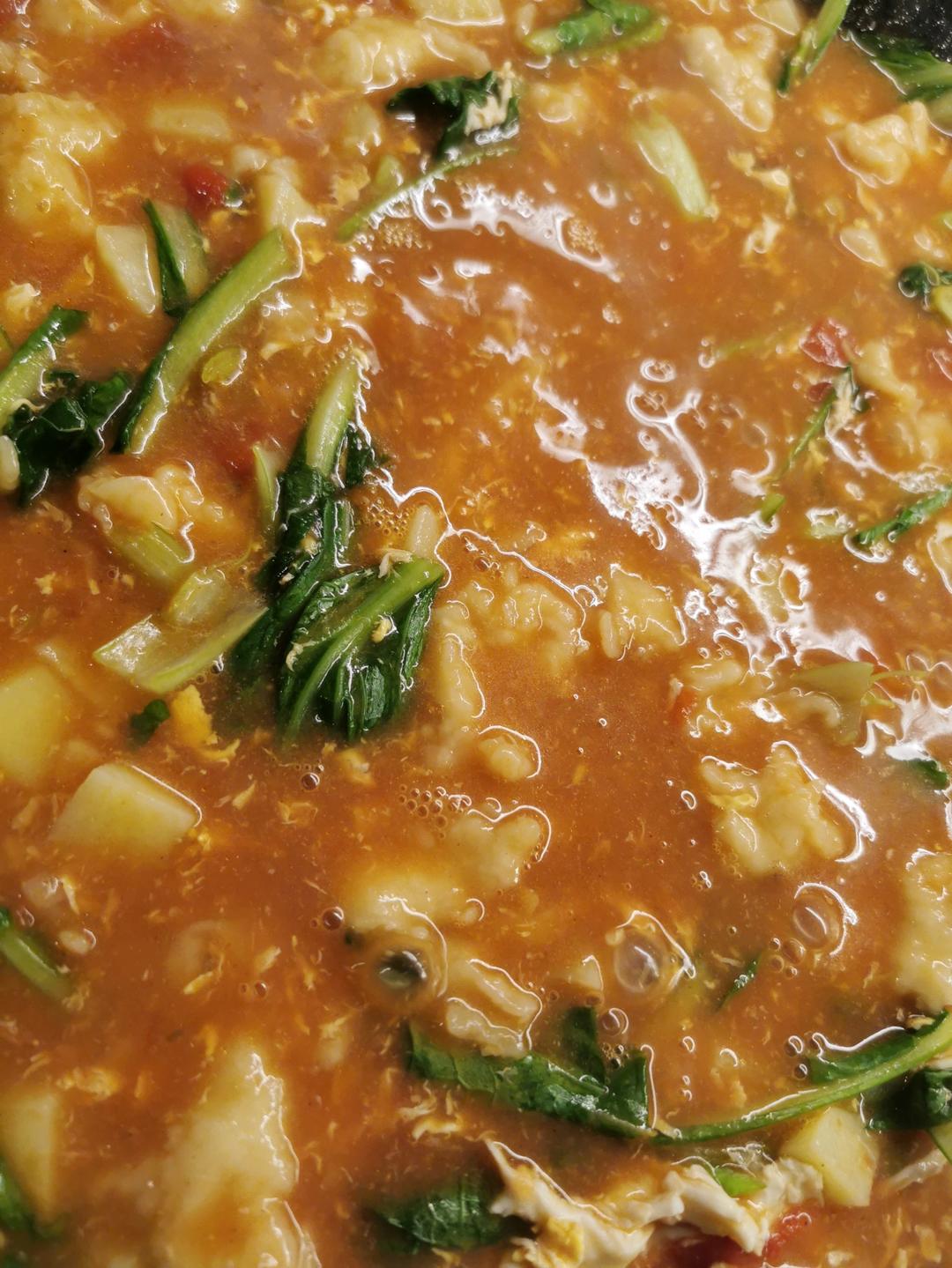 疙瘩汤～拌疙瘩手法视频