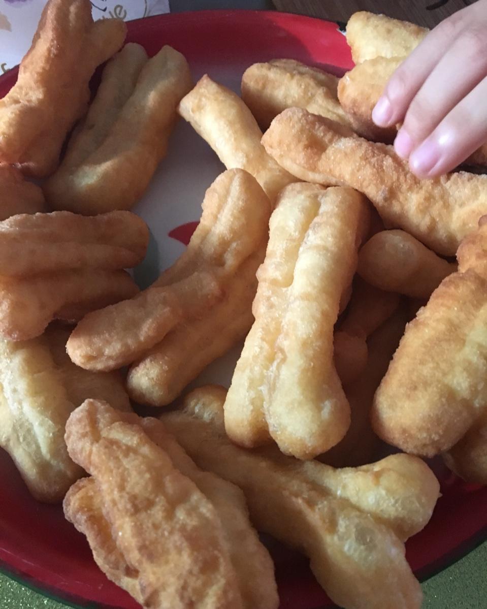 自制无泡打粉油条