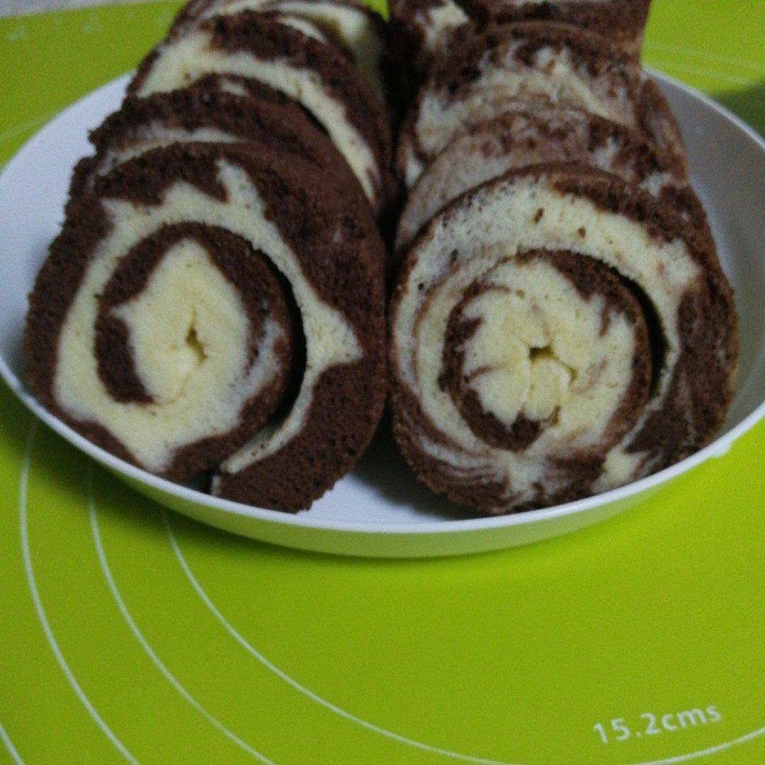 可可戚风蛋糕卷