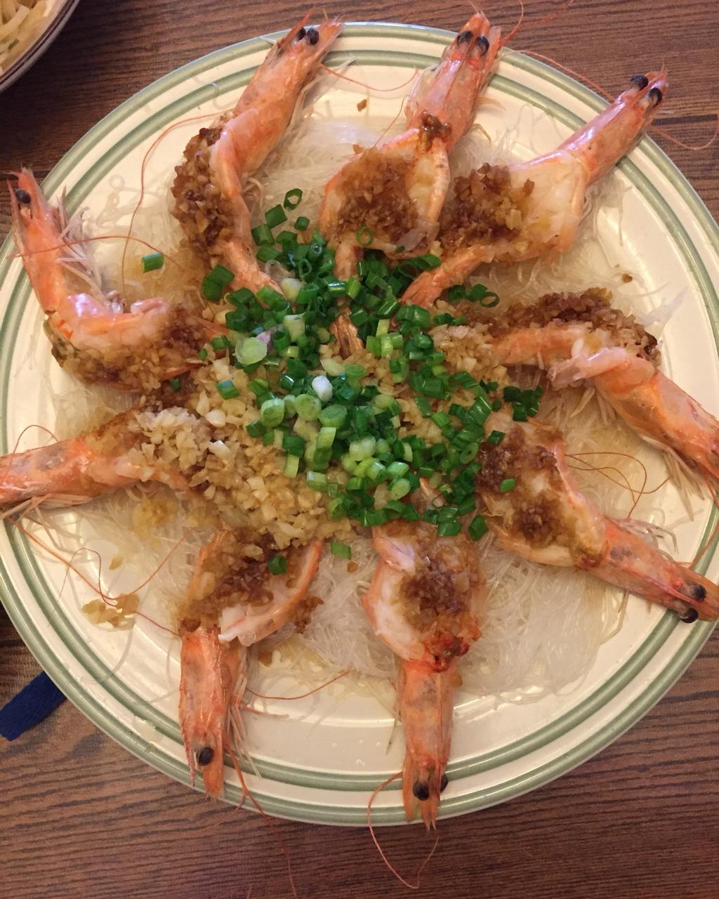 蒜蓉粉丝蒸虾