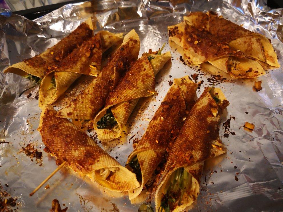 阿苏sym做的烤箱自制菜卷