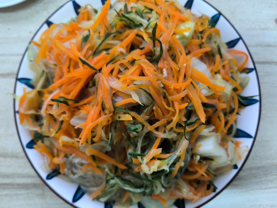 酸辣粉条包菜