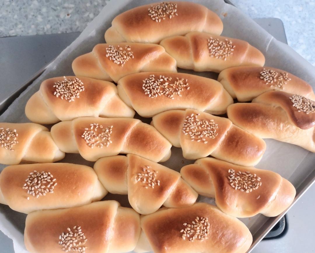 牛奶面包卷（直接法）