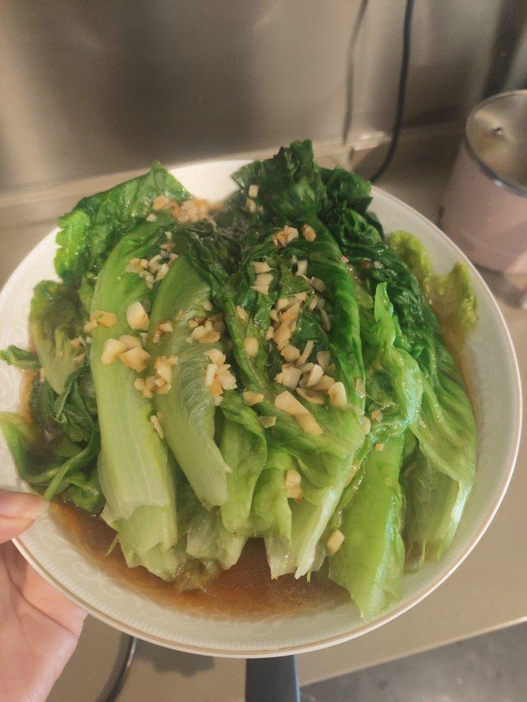 白灼生菜